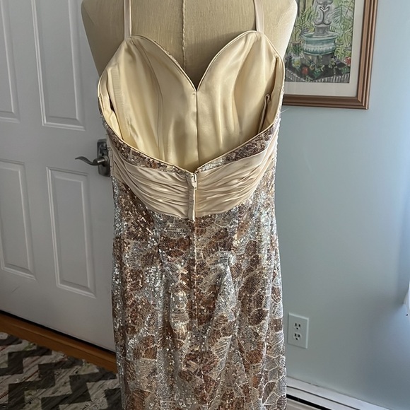 Cire A Division of Landa Prom Dress Satin and Sequin Gown size 4 - Picture 8 of 11